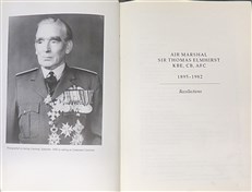Air Marshal Sir Thomas Elmhirst 1895-1982: Recollections (Signed by his son)
