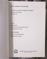 Forty Years Of The Spitfire. The Royal Aeronautical Society 