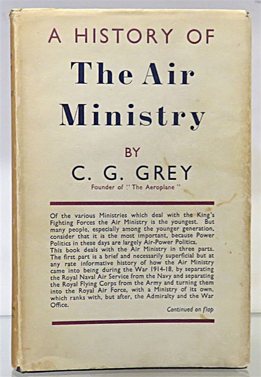 A History Of The Air Ministry Signed 