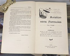 Aviation sans Formules, par Yves, Preface de G. Voisin 
