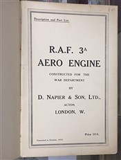 R.A.F. 3a Aero Engine Constructed For The War Department Description and Part List 