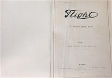 Flight: An Illustrated Weekly Journal. Volume 1: January to December 1909 (First Aero Weekly in the World)