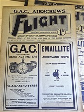 Set of Early Flight Magazines: The First Aero Weekly of the World