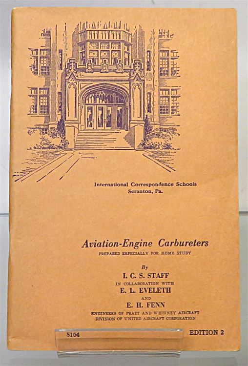 Aviation-Engine Carbureters 1944 Edition Serial 5164