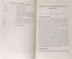 Aircraft Performance Testing