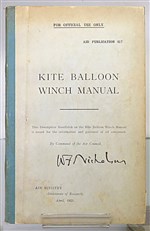 Kite Balloon Winch Manual Air Publication 817