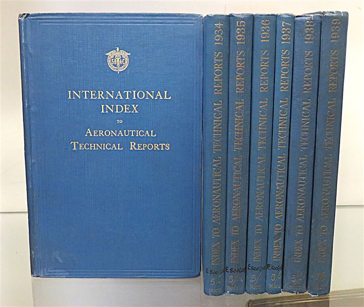 International Index to Aeronautical Technical Reports (7 Volumes, 1933-1939)