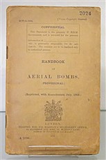 Handbook of Aerial Bombs Plus Supplementary Leaflet Details Of Aerial Bombs 