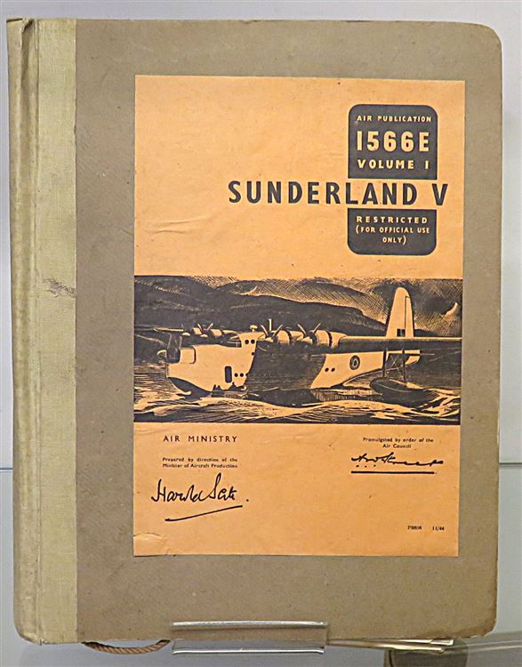 Sunderland V Air Publication 1566E Volume 1 
