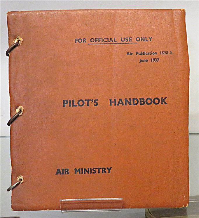 Pilot's Handbook Air Publication 1598A July 1937 Bomber Command 