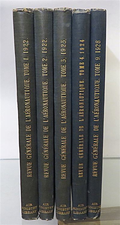 Revue Generale de l'Aeronautique (Volumes 1-4 & 9)