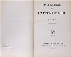 Revue Generale de l'Aeronautique (Volumes 1-4 & 9)