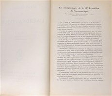 Revue Generale de l'Aeronautique (Volumes 1-4 & 9)