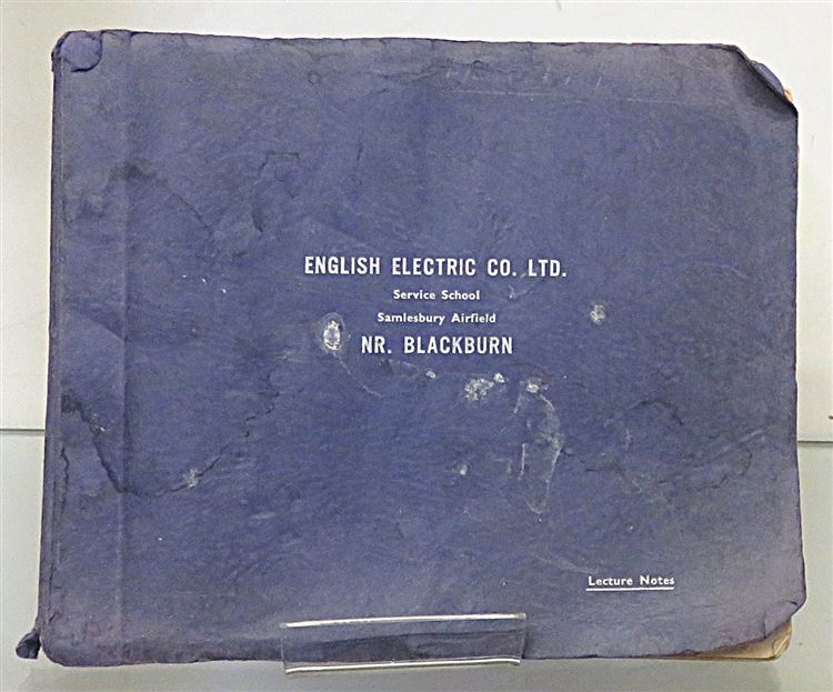 English Electric Co. LTD Aircraft Service School Samlesbury Airfield 