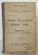 The Engine Installations Of Vickers Vimy Air Publication 383