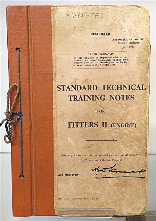 Standard Technical Training Notes for Fitters II (Engine)