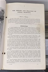 The Theory And Practice Of Aerial Sighting Part I & II. Air Publication 118 
