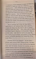 The German Air Raids On Great Britain 1914-1919 - Typed Manuscript 