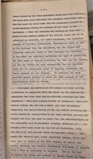 The German Air Raids On Great Britain 1914-1919 - Typed Manuscript 