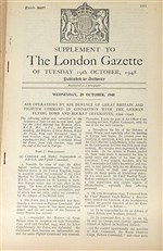 Supplements to The London Gazette: Air Operations 1946 and 1948