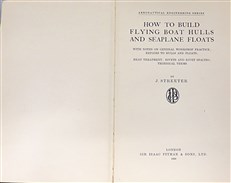 How to build Flying Boat Hulls and Seaplane Floats