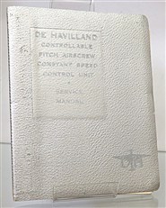 Instructions For The Installation And Operation Of The De Havilland Controllable-Pitch Airscrew Constant Speed Control Unit 