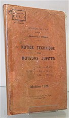 Notice Technique Des Moteurs Jupiter 