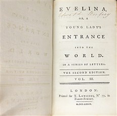 Evelina, Or a Young Lady's Entrance into the World