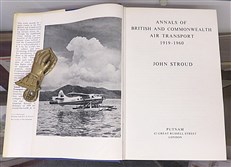 Annals Of British And Commonwealth Air Transport 1919-1960 signed by the author 