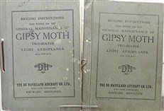 Rigging Instructions and Notes on the General Maintenance of Gipsy Moth Two-Seater Light Aeroplanes (Two Volumes)