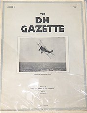 The DH Gazette (Near-Complete Run of Early Gazettes with Assorted DH Ephemera)