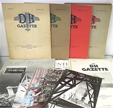 The DH Gazette (Near-Complete Run of Early Gazettes with Assorted DH Ephemera)