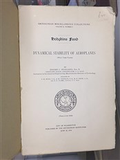 Dynamical Stability Aeroplanes Smithsonian Miscellaneous Collections Volume 62, Number 5 