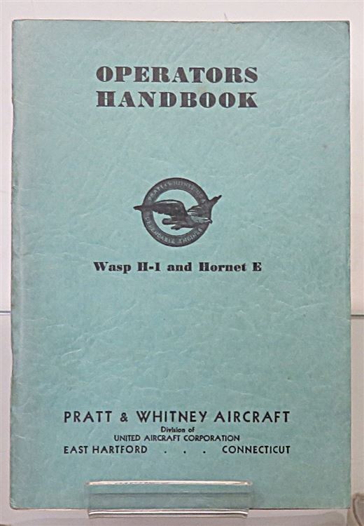 Operators Handbook Wasp H-1 and Hornet E 