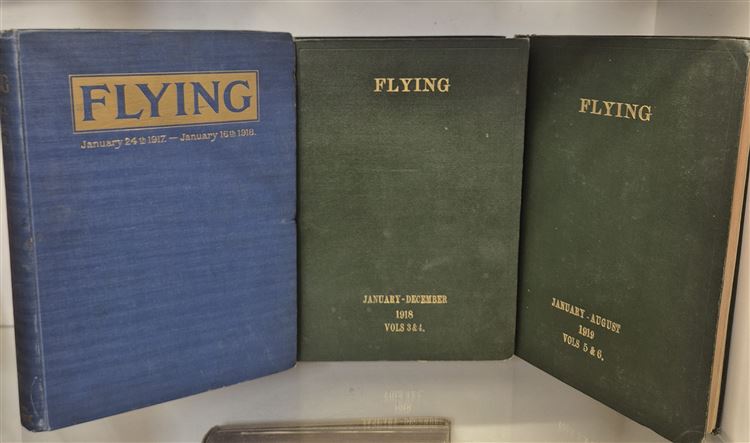 Flying: The Weekly Aviation Journal. 1917- 1919 - A Complete Definitive Run of Volumes 1 through 6 (All Published)