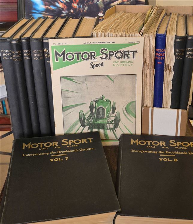 Motor Sport. Volumes 7–26 Many Years Complete.