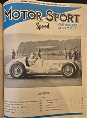 Motor Sport. Volumes 7–26 Many Years Complete.