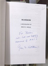 Blossom A Biography Of Mrs F.G. Miles 