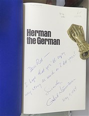 Herman the German Signed by the Author 