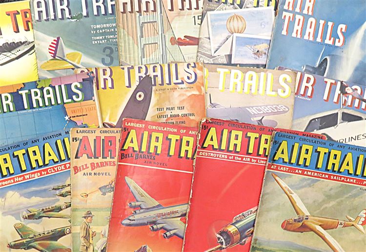 Air Trails 1937-1939 (Incomplete Run)