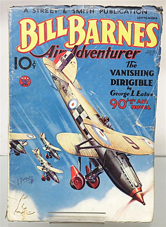 Bill Barnes Air Adventurer: The Vanishing Dirigeable, Sept 1934