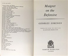 Maigret on the Defensive