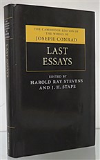 The Cambridge Edition Of The Works Of Joseph Conrad Last Essays 