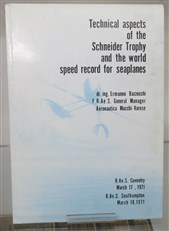 Technical aspects of the Schneider Trophy and the world speed record for seaplanes
