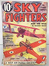 Sky Fighters - Set of Original 1930s Aviation Pulp Fiction