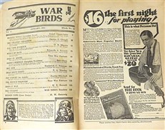War Birds - Set of Original 1930s Aviation Pulp Fiction