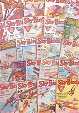 Sky Birds - Set of Original 1930s Pulp Fiction Magazines