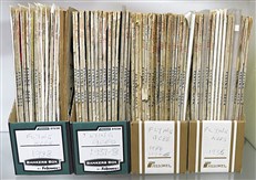 Flying Aces - Near Complete Set of "Bedsheet" Format 1930s Originals