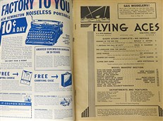 Flying Aces - Near Complete Set of "Bedsheet" Format 1930s Originals