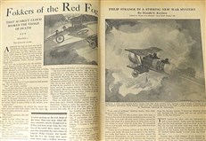 Flying Aces - Near Complete Set of "Bedsheet" Format 1930s Originals